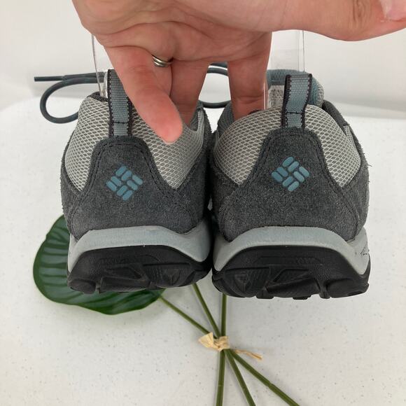 Columbia Gray Dakota Drifter Techlite Omni-Grip Low Lace Up Trail Hiking Shoes - Picture 6 of 11